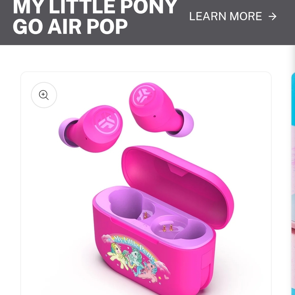 ISO My Little Pony Pink Wireless Earbuds